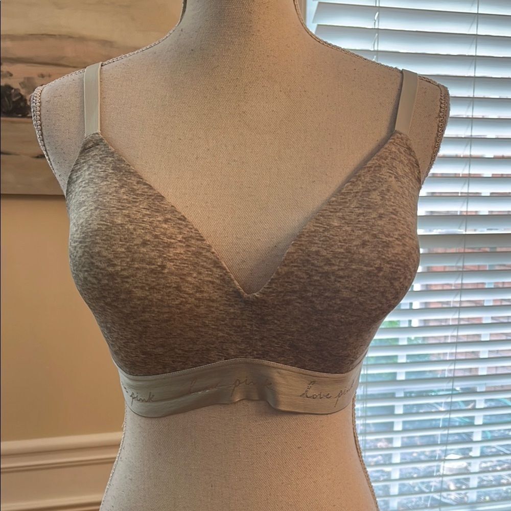 PINK Victoria's Secret Heathered Grey T-Shirt Bra